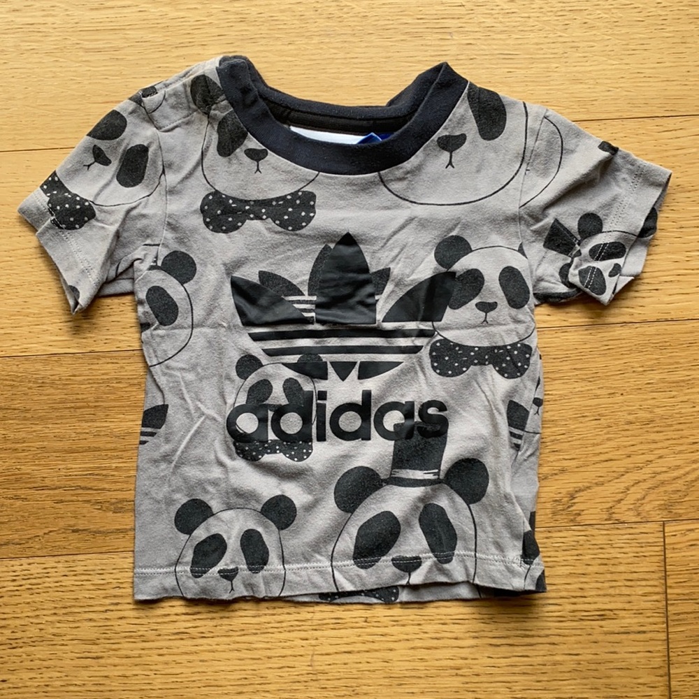 Mini Rodini x Adidas Panda tee